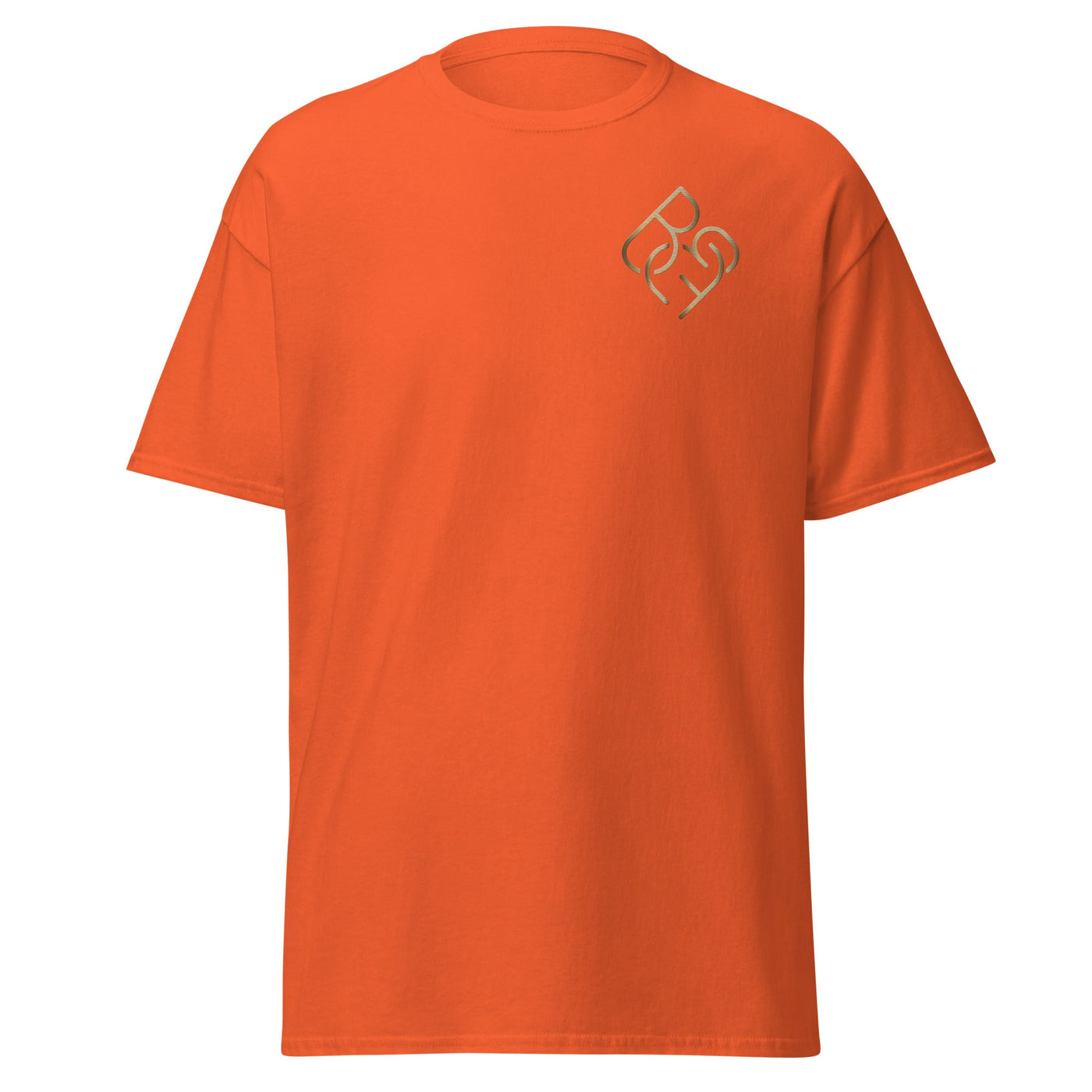 Men's - Fit Classic Tee (Embroidered Gold Logo) - Body Beauty Fit By Amber