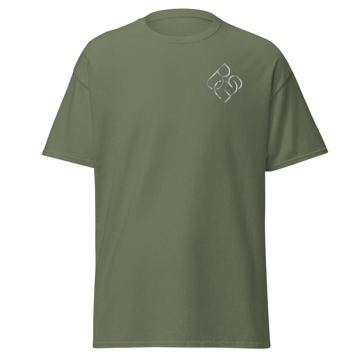 Men's - Fit Classic Tee (Embroidered Logo) - Body Beauty Fit By Amber