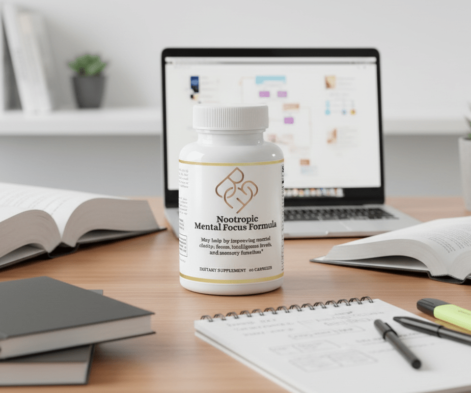 Nootropic Mental Focus Formula - Body Beauty Fit By Amber