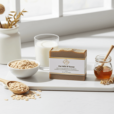 Oat Milk & Honey Soap - Body Beauty Fit By Amber