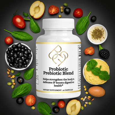 Probiotic Prebiotic Blend – 60 Capsules - Body Beauty Fit By Amber