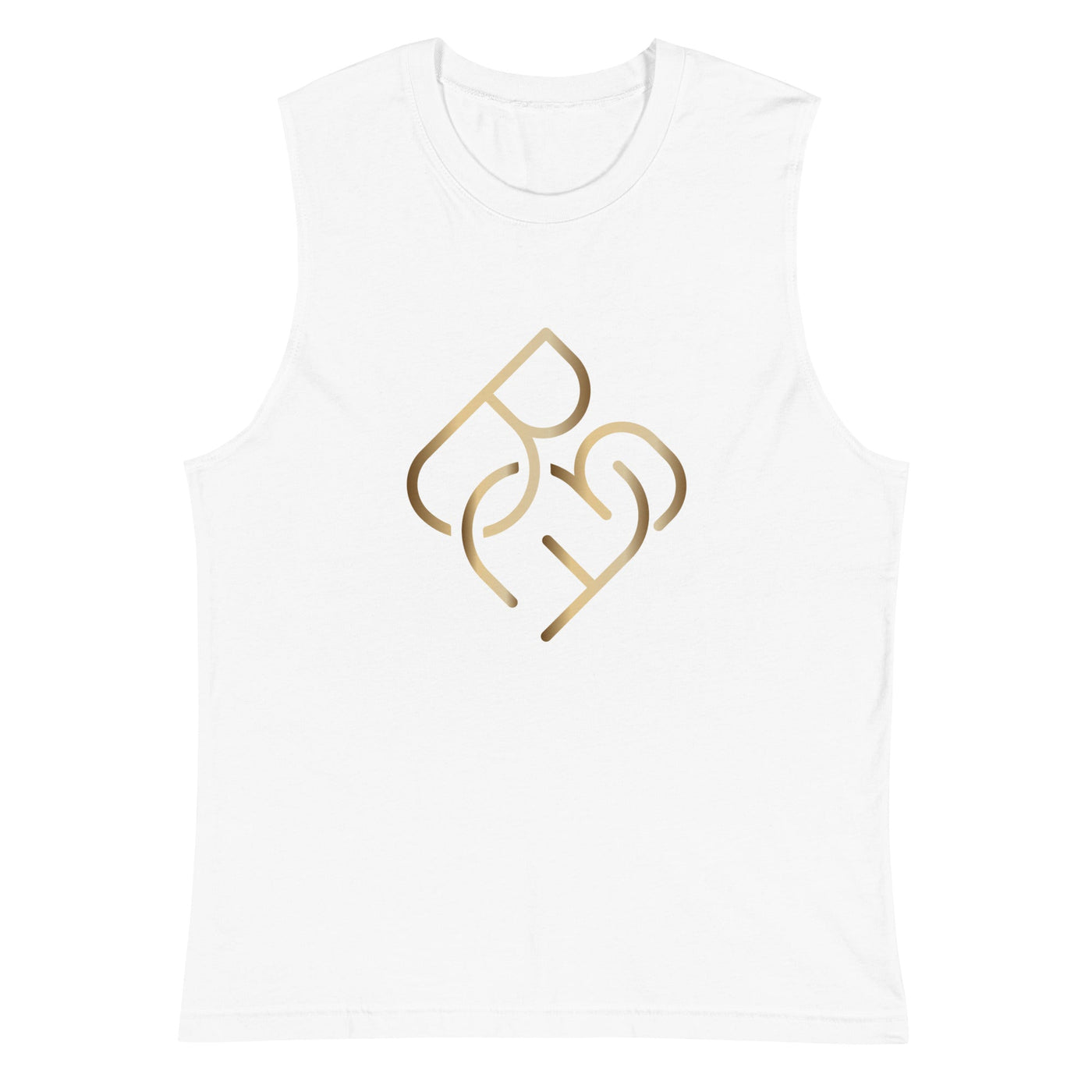 Sleeveless Tank (Gold Logo) - Body Beauty Fit By Amber