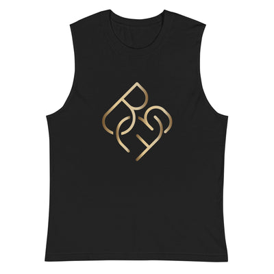 Sleeveless Tank (Gold Logo) - Body Beauty Fit By Amber