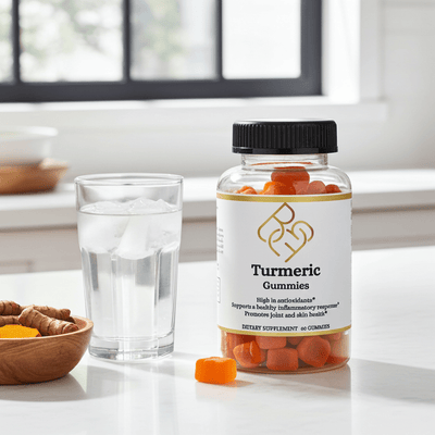 Turmeric Gummies with Ginger – 60 Count - Body Beauty Fit By Amber