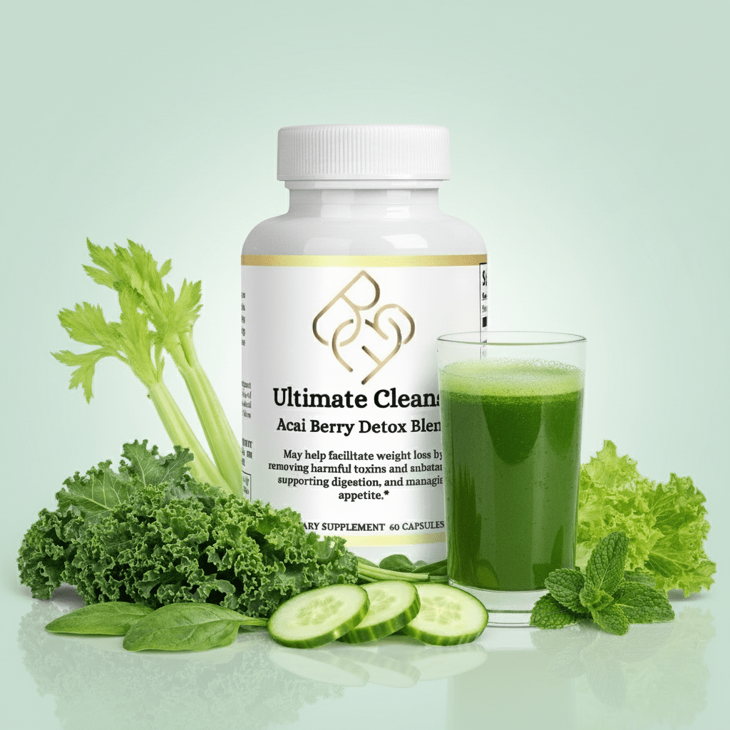 Ultimate Cleanse Detox Blend - 60 Capsules - Body Beauty Fit By Amber