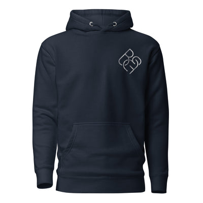 Unisex - Fit Hoodie (Embroidered Silver Logo) - Body Beauty Fit By Amber