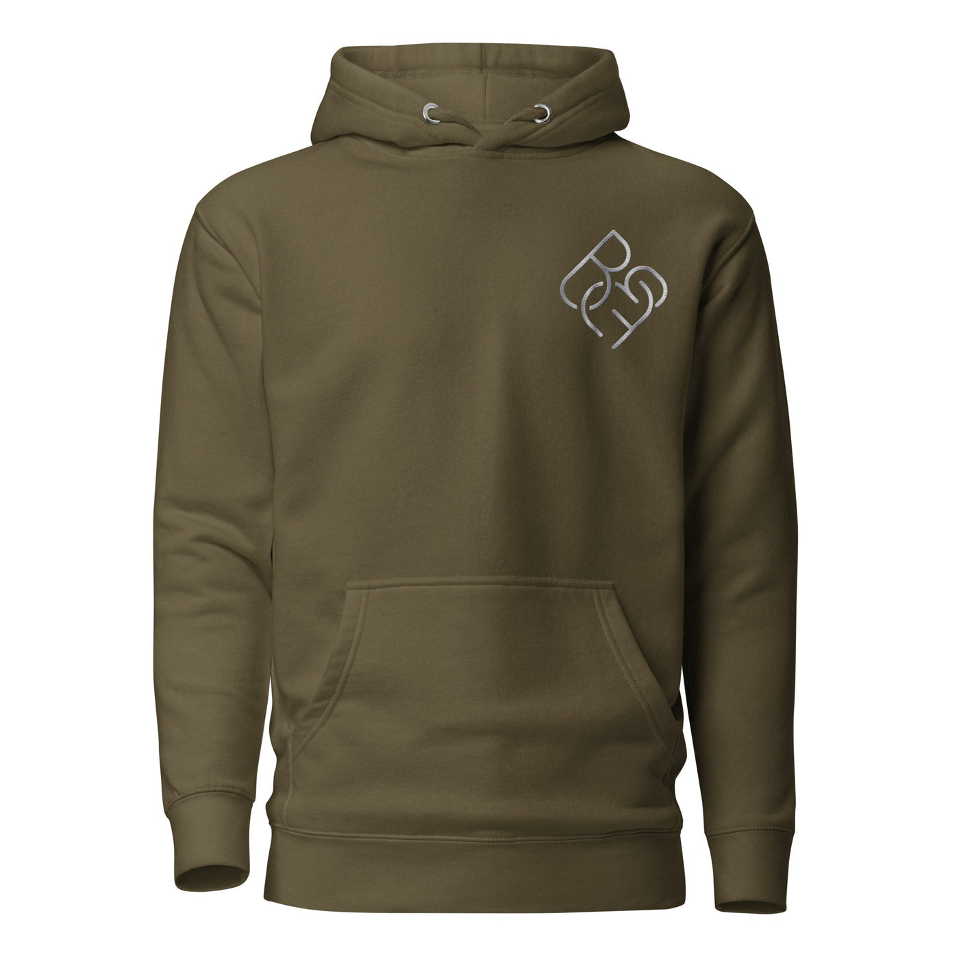 Unisex - Fit Hoodie (Embroidered Silver Logo) - Body Beauty Fit By Amber