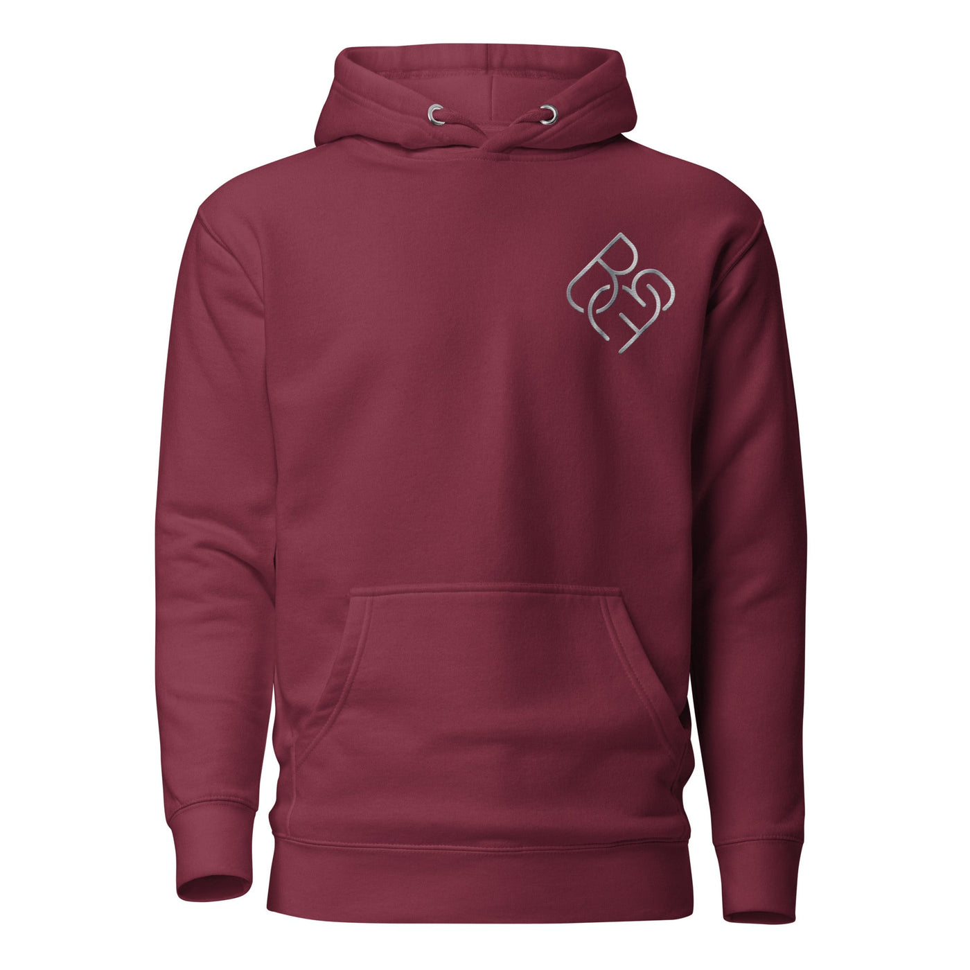 Unisex - Fit Hoodie (Embroidered Silver Logo) - Body Beauty Fit By Amber