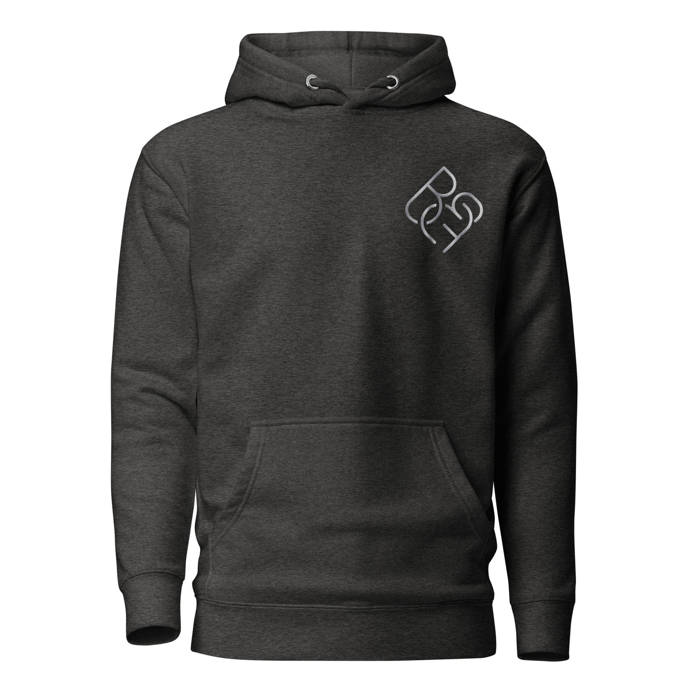 Unisex - Fit Hoodie (Embroidered Silver Logo) - Body Beauty Fit By Amber