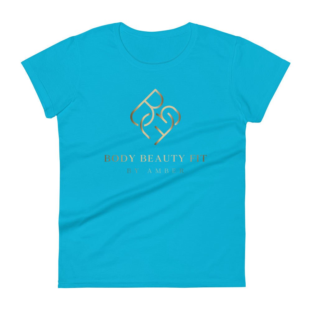 Women's - Fit Short Sleeve T-Shirt - Body Beauty Fit By Amber