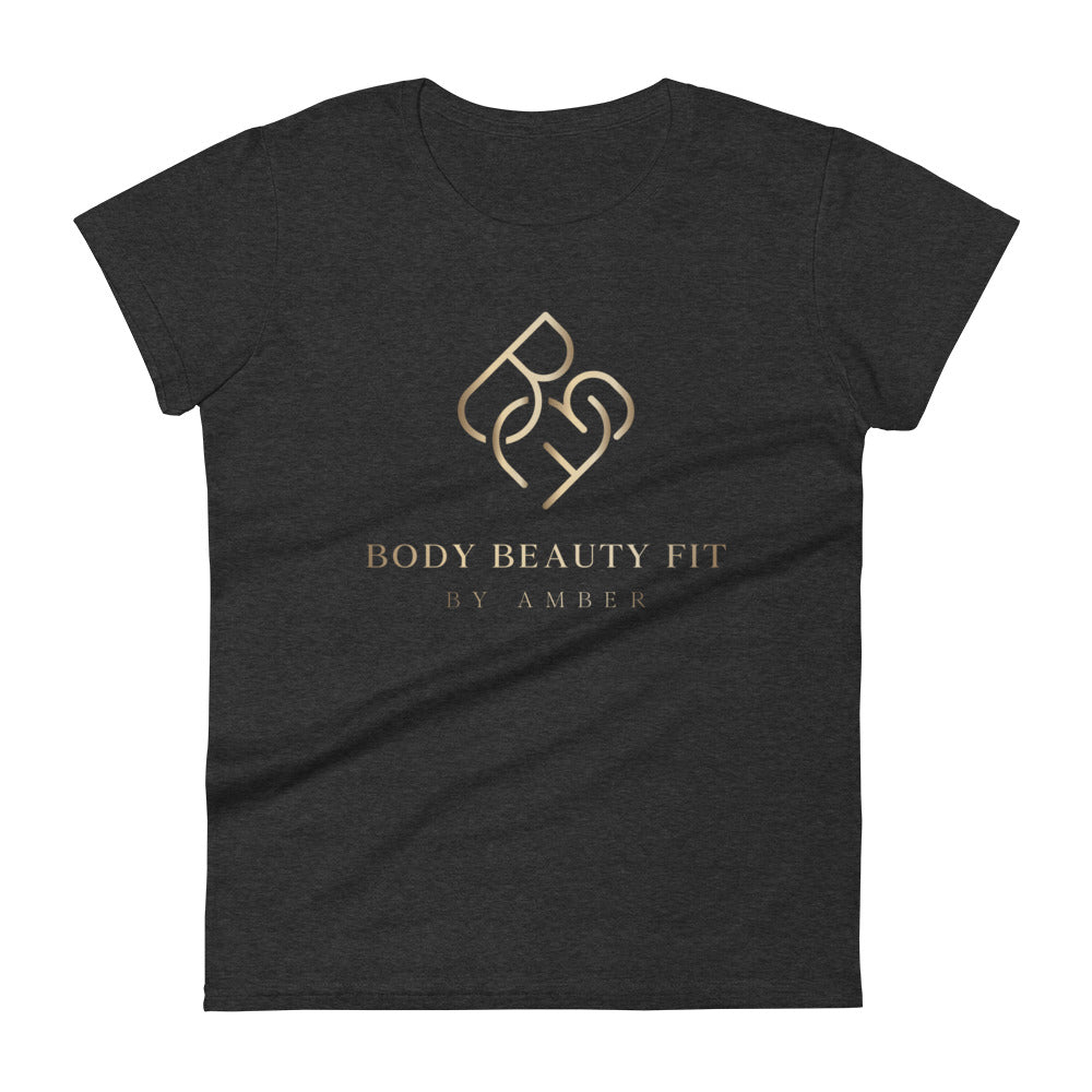 Women's - Fit Short Sleeve T-Shirt - Body Beauty Fit By Amber