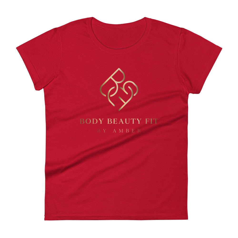 Women's - Fit Short Sleeve T-Shirt - Body Beauty Fit By Amber