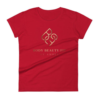 Women's - Fit Short Sleeve T-Shirt - Body Beauty Fit By Amber